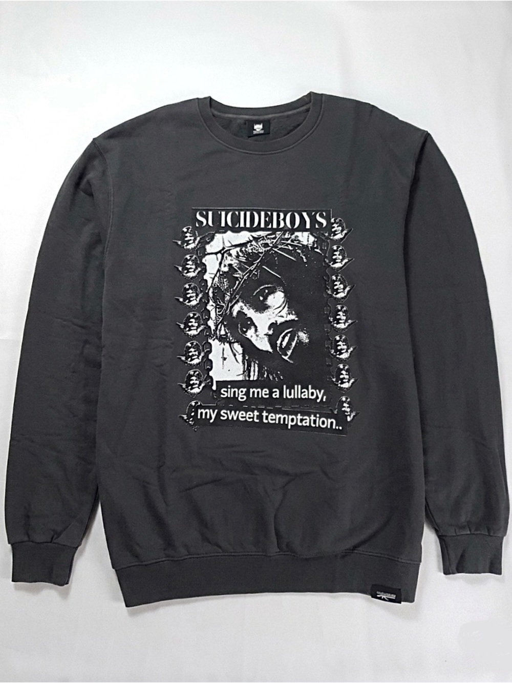 G59 Suicideboys Christo Charcoal Sweater Sing Me A Lullaby My Sweet Temptation